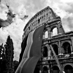 Foto Roma – Roma Colosseo bianco e nero