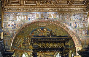 Mosaici all' interno della Basilica di Santa Maria Maggiore
