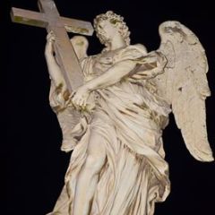 Angelo Mele – Statua con la Croce – Marmo del Bernini