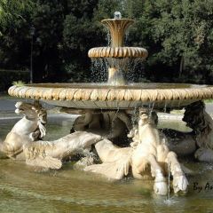 Angelo Mele – Fontana dei Cavalli Marini – Villa Borghese