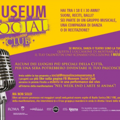 Contest “Museum Social Club”: l’attrazione sei tu!